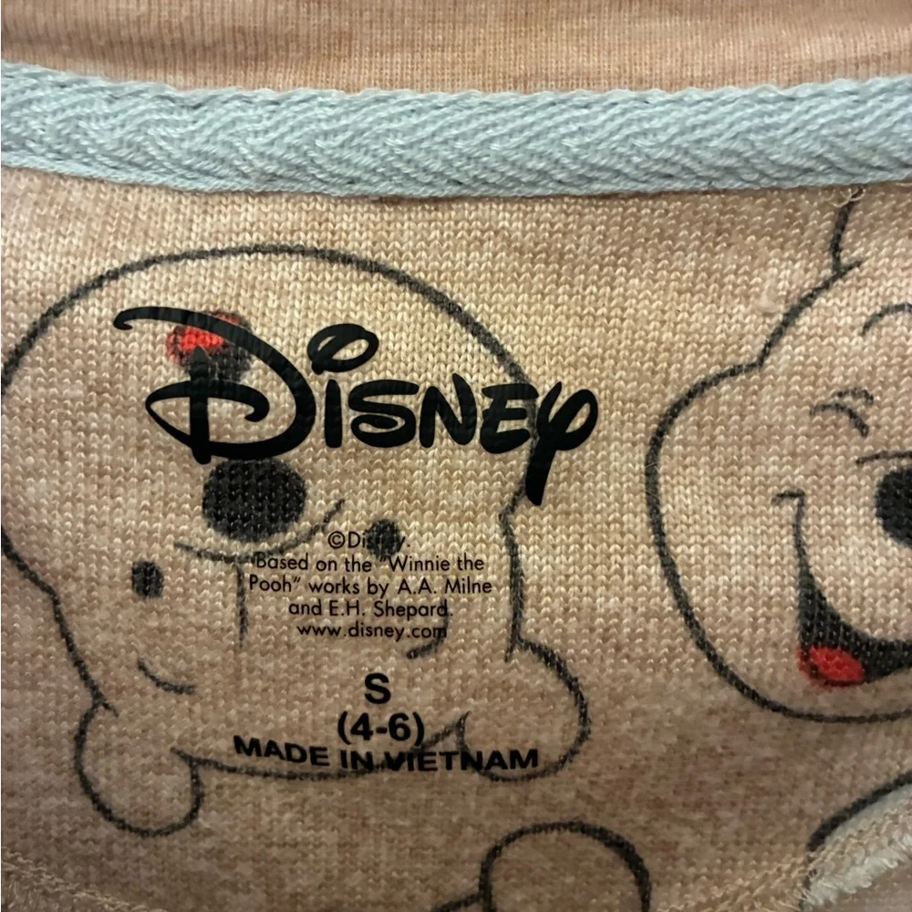 Disney Winnie the Pooh Beige Pajama Set - Picture 2 of 6